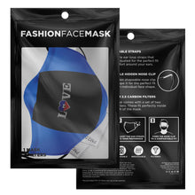 Load image into Gallery viewer, ZOOMI WEARS "HAITIAN LOVE" FASHION FACE MASKS-UNISEX