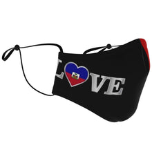 Load image into Gallery viewer, ZOOMI WEARS "HAITIAN LOVE" FASHION FACE MASKS-UNISEX