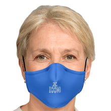 Load image into Gallery viewer, ZOOMI WEARS " BLUE ZOOMI" FASHION FACE MASK