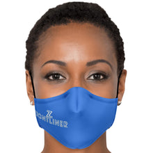 Load image into Gallery viewer, ZOOMI WEARS "FRONTLINER" BLUE FACE MASK