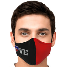 Load image into Gallery viewer, ZOOMI WEARS "HAITIAN LOVE" FASHION FACE MASKS-UNISEX