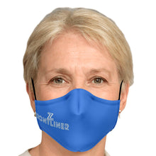 Load image into Gallery viewer, ZOOMI WEARS "FRONTLINER" BLUE FACE MASK