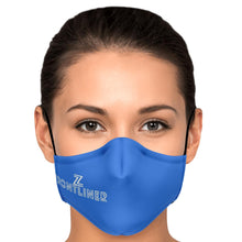 Load image into Gallery viewer, ZOOMI WEARS "FRONTLINER" BLUE FACE MASK