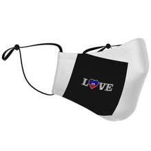Load image into Gallery viewer, ZOOMI WEARS "HAITIAN LOVE" FASHION FACE MASKS-UNISEX