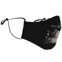 Load image into Gallery viewer, ZOOMI WEARS POCKET "AA" FASHION FACE MASKS-UNISEX