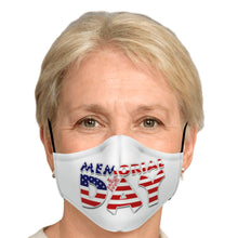 Load image into Gallery viewer, ZOOMI WEARS 'MEMORIAL DAY" FASHION FACE MASK