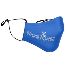 Load image into Gallery viewer, ZOOMI WEARS "FRONTLINER" BLUE FACE MASK