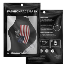 Load image into Gallery viewer, ZOOMI WEARS "USA FLAG" FASHION FACE MASK
