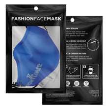 Load image into Gallery viewer, ZOOMI WEARS "FRONTLINER" BLUE FACE MASK