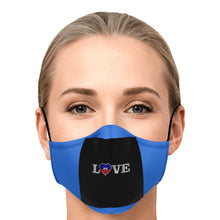 Load image into Gallery viewer, ZOOMI WEARS "HAITIAN LOVE" FASHION FACE MASKS-UNISEX
