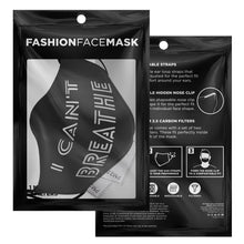 Load image into Gallery viewer, ZOOMI WEARS "CAN'T BREATHE" FACE MASK