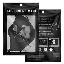 Load image into Gallery viewer, ZOOMI WEARS POCKET "AA" FASHION FACE MASKS-UNISEX
