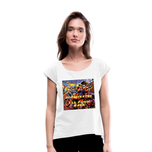 Load image into Gallery viewer, ZOOMI WEARS-Women's Roll Cuff T-Shirt - white