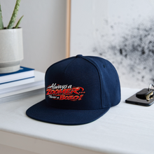 Load image into Gallery viewer, ZOOMI-Always A Zoomer-Snapback Baseball Cap - navy