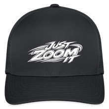 Load image into Gallery viewer, ZOOMI "Just Zoom It" Flexfit Fitted Baseball Cap - charcoal