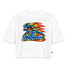 Load image into Gallery viewer, Women's Organic ZOOMI Cropped T-Shirt - white