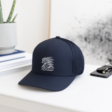 Load image into Gallery viewer, ZOOMI Flexfit Fitted Baseball Cap - navy