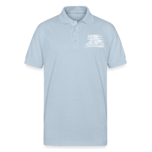 Load image into Gallery viewer, ZOOMI "Z-MAN" Gildan Unisex 50/50 Jersey Polo - light blue