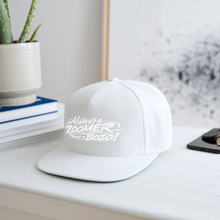 Load image into Gallery viewer, ZOOMI Snapback Baseball Cap - white