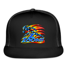Load image into Gallery viewer, ZOOMI Trucker Hat - black/black