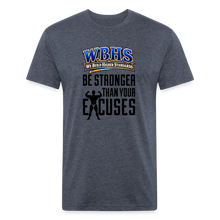 Load image into Gallery viewer, ZOOMI "W.B.H.S." Fitted Cotton/Poly T-Shirt - heather navy