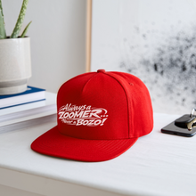 Load image into Gallery viewer, ZOOMI Snapback Baseball Cap - red