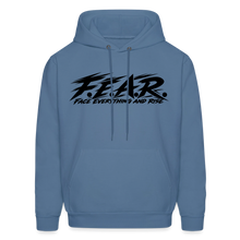 Load image into Gallery viewer, ZOOMI "F.E.A.R" Men's Hoodie - denim blue