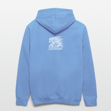 Load image into Gallery viewer, ZOOMI "Just Zoom It" Contrast Hoodie - sky blue/white