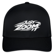 Load image into Gallery viewer, ZOOMI "Just Zoom It" Flexfit Fitted Baseball Cap - black