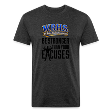 Load image into Gallery viewer, ZOOMI "W.B.H.S." Fitted Cotton/Poly T-Shirt - heather black