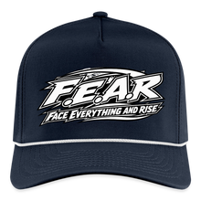 Load image into Gallery viewer, Rope Cap - navy/white