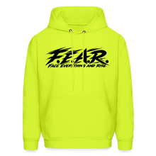 Load image into Gallery viewer, ZOOMI "F.E.A.R" Men's Hoodie - safety green