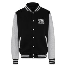 Load image into Gallery viewer, ZOOMI Unisex College Sweat Jacket - black/heather grey