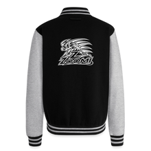 Load image into Gallery viewer, ZOOMI Unisex College Sweat Jacket - black/heather grey