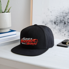 Load image into Gallery viewer, ZOOMI-Always A Zoomer-Snapback Baseball Cap - black