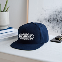 Load image into Gallery viewer, ZOOMI Snapback Baseball Cap - navy