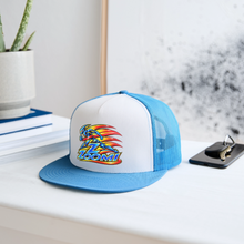 Load image into Gallery viewer, ZOOMI Trucker Hat - white/blue