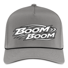 Load image into Gallery viewer, ZOOMI "BOOM BOOM" Rope Cap - gray/black