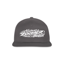 Load image into Gallery viewer, ZOOMI "Always a Zoomer" Snapback Baseball Cap - dark grey