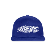 Load image into Gallery viewer, ZOOMI Snapback Baseball Cap - royal blue