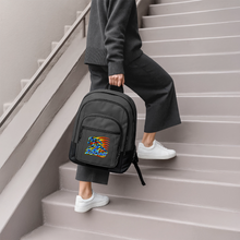 Load image into Gallery viewer, ZOOMI Upright Crossbody Backpack - charcoal grey
