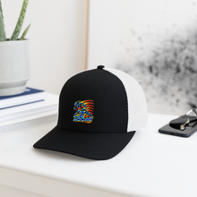 Load image into Gallery viewer, ZOOMI Flexfit Fitted Baseball Cap - black/white