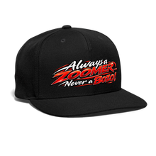 Load image into Gallery viewer, ZOOMI-Always A Zoomer-Snapback Baseball Cap - black