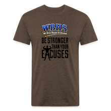 Load image into Gallery viewer, ZOOMI "W.B.H.S." Fitted Cotton/Poly T-Shirt - heather espresso