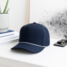 Load image into Gallery viewer, Rope Cap - navy/white