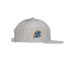 Load image into Gallery viewer, ZOOMI-Always A Zoomer-Snapback Baseball Cap - heather gray