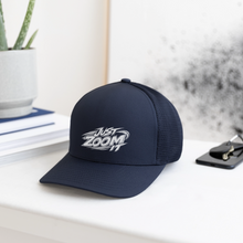 Load image into Gallery viewer, ZOOMI "Just Zoom It" Flexfit Fitted Baseball Cap - navy