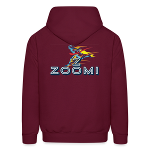 ZOOMI WEAR - BOOM BOOM Men's Hoodie - burgundy