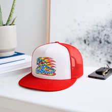 Load image into Gallery viewer, ZOOMI Trucker Hat - white/red