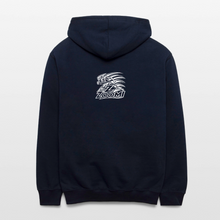 Load image into Gallery viewer, ZOOMI "Just Zoom It" Contrast Hoodie - navy/heather gray